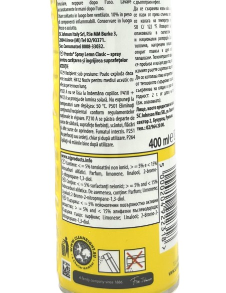 pronto detergente per legno e mobili - spray 400ml - classico: tuttocasashop.live: pulizia e cura della casa