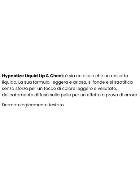 astra hypnotize liquid lip & cheek - rossetto blush - 04 queen peach: tuttocasashop.live: igiene e cura della persona