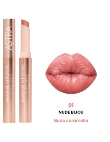 astra madame lipstylo the mat - rossetto stylo effetto mat - 01 nude bijou: tuttocasashop.live: igiene e cura della persona