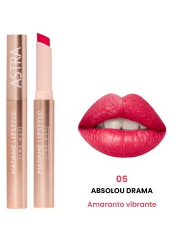 astra madame lipstylo the mat - rossetto stylo effetto mat - 05 absolu drama: tuttocasashop.live: igiene e cura della persona