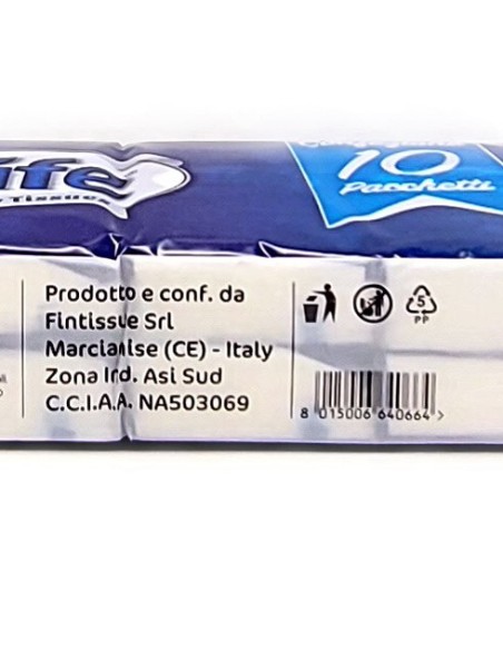 life fazzoletti da naso di carta - 3 veli - 10 pacchetti da 9 pezzi: tuttocasashop.live: carta & monouso