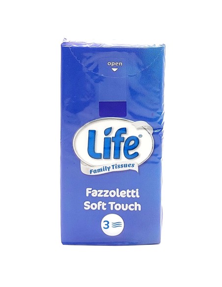 life fazzoletti da naso di carta - 3 veli - 10 pacchetti da 9 pezzi: tuttocasashop.live: carta & monouso