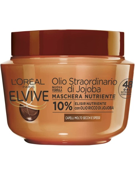 elvive maschera per capelli - 300ml - olio straordinario di jojoba: tuttocasashop.live: igiene e cura della persona
