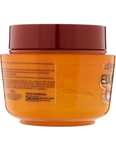 elvive maschera per capelli - 300ml - olio straordinario di jojoba: tuttocasashop.live: igiene e cura della persona