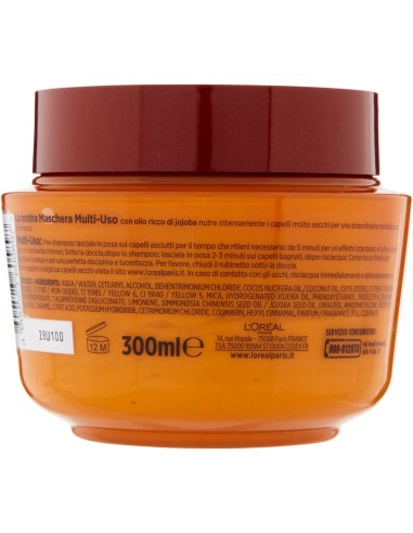 elvive maschera per capelli - 300ml - olio straordinario di jojoba: tuttocasashop.live: igiene e cura della persona