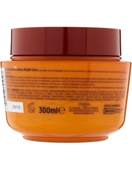 elvive maschera per capelli - 300ml - olio straordinario di jojoba: tuttocasashop.live: igiene e cura della persona
