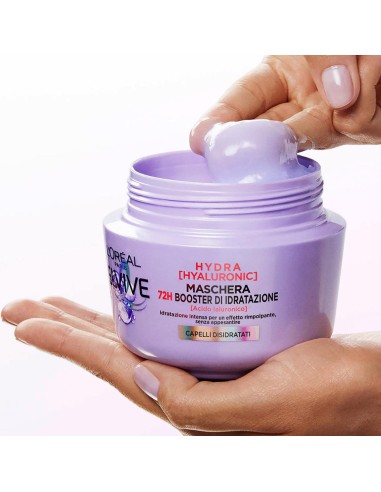 elvive maschera per capelli - 300ml - hydra hyaluronic 72h booster idratante: tuttocasashop.live: igiene e cura della persona