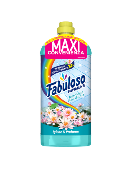 fabuloso detergente per pavimenti - 1250ml - fiori di loto: tuttocasashop.live: pulizia e cura della casa