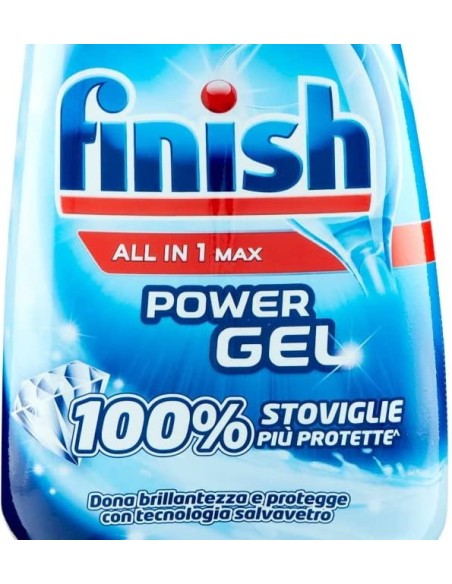 finish power gel detersivo lavastoviglie - 600ml 30 lavaggi - classico: tuttocasashop.live: pulizia e cura della casa