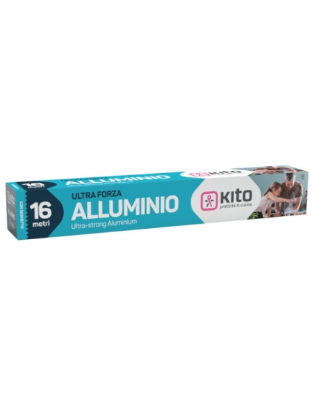 kito alluminio per alimenti - rotolo da 16 metri: tuttocasashop.live: carta & monouso