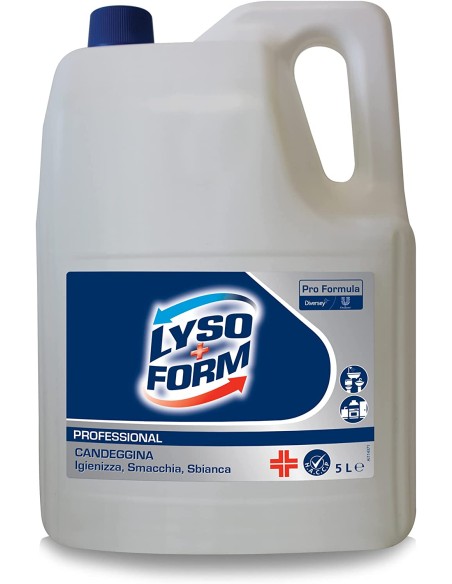 lysoform professional candeggina h.a.c.c.p. - 5 litri: tuttocasashop.live: prodotti per bucato e tessuti