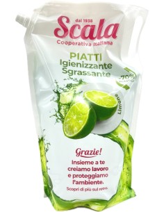 scala detersivo liquido per piatti a mano - ecoricarica da 2 litri - limone: tuttocasashop.live: pulizia e cura della casa