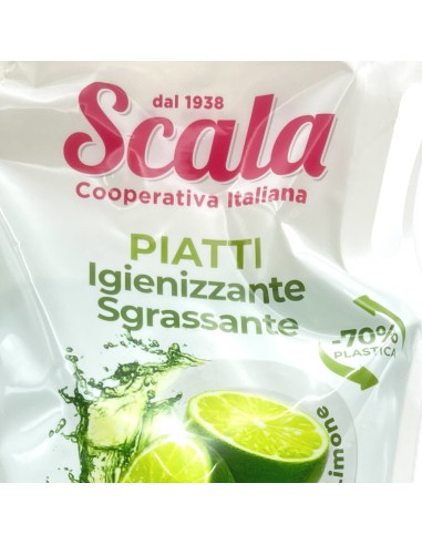 scala detersivo liquido per piatti a mano - ecoricarica da 2 litri - limone: tuttocasashop.live: pulizia e cura della casa