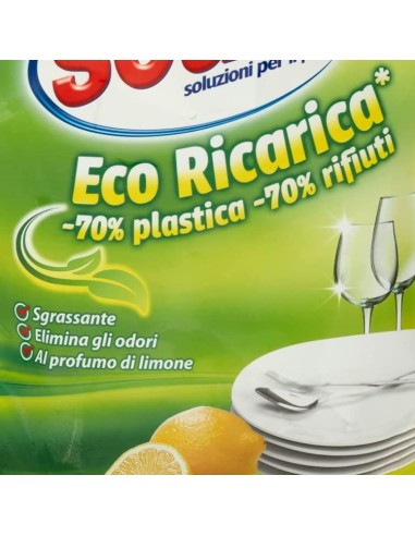 scala detersivo liquido per piatti a mano - ecoricarica da 2 litri - limone: tuttocasashop.live: pulizia e cura della casa