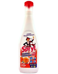spryl gel detergente pavimenti profumante ultra concentrato 750ml - ocra: tuttocasashop.live: pulizia e cura della casa