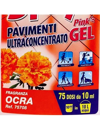 spryl gel detergente pavimenti profumante ultra concentrato 750ml - ocra: tuttocasashop.live: pulizia e cura della casa