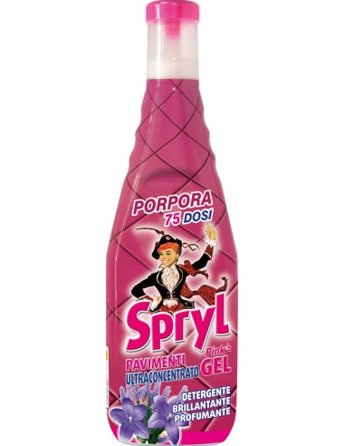 spryl gel detergente pavimenti profumante ultra concentrato 750ml - porpora: tuttocasashop.live: pulizia e cura della casa