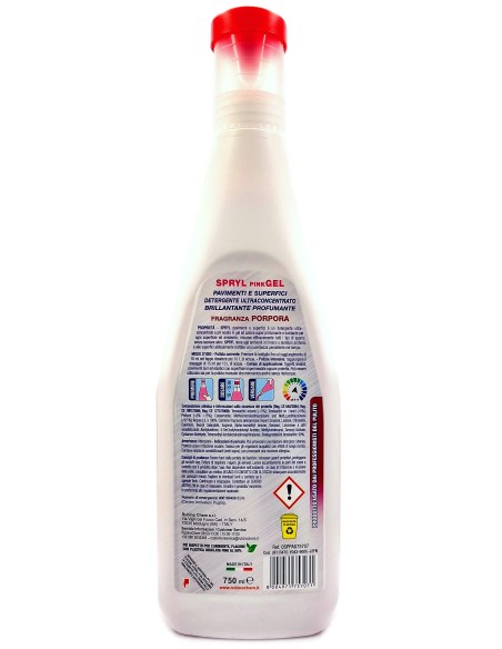 spryl gel detergente pavimenti profumante ultra concentrato 750ml - porpora: tuttocasashop.live: pulizia e cura della casa