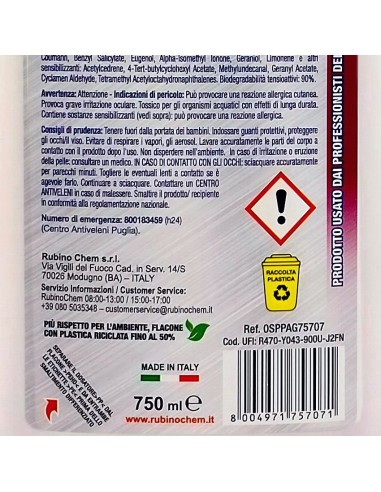 spryl gel detergente pavimenti profumante ultra concentrato 750ml - porpora: tuttocasashop.live: pulizia e cura della casa