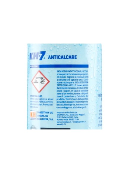 kh7 spray professionale - 750ml - anticalcare - disincrosta e fa brillare: tuttocasashop.live: pulizia e cura della casa