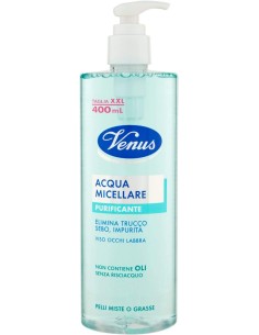 venus acqua micellare 400ml - purificante - struccante pelli miste o grasse: tuttocasashop.live: igiene e cura della persona