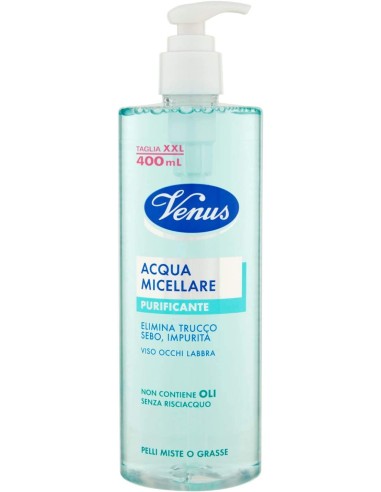 venus acqua micellare 400ml - purificante - struccante pelli miste o grasse: tuttocasashop.live: igiene e cura della persona