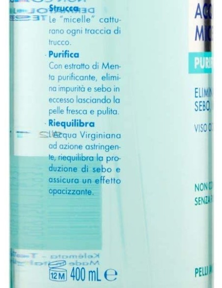 venus acqua micellare 400ml - purificante - struccante pelli miste o grasse: tuttocasashop.live: igiene e cura della persona