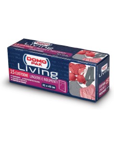 domopak living custodie 31x45cm - 15 pezzi - lingerie e indumenti: tuttocasashop.live: prodotti per bucato e tessuti