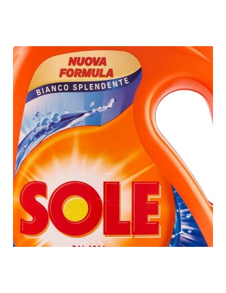 sole detersivo lavatrice liquido - 41 lavaggi 1845ml - bianco splendente: tuttocasashop.live: prodotti per bucato e tessuti