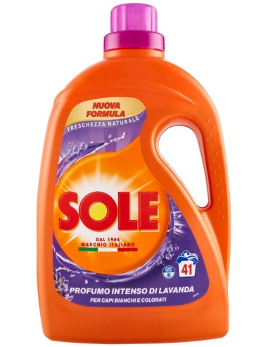 sole detersivo lavatrice liquido - 41 lavaggi 1845ml - freschezza naturale: tuttocasashop.live: prodotti per bucato e tessuti