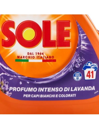 sole detersivo lavatrice liquido - 41 lavaggi 1845ml - freschezza naturale: tuttocasashop.live: prodotti per bucato e tessuti