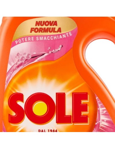 sole detersivo lavatrice liquido - 41 lavaggi 1845ml - potere smacchiante: tuttocasashop.live: prodotti per bucato e tessuti