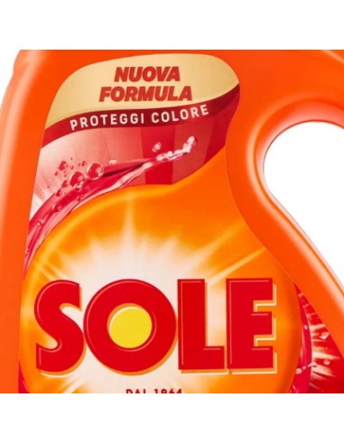 sole detersivo lavatrice liquido - 41 lavaggi 1845ml - proteggi colore: tuttocasashop.live: prodotti per bucato e tessuti