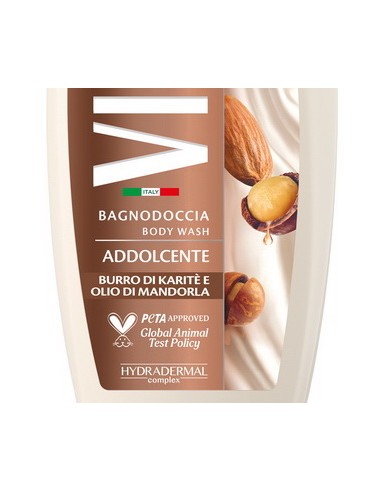 vidal bagnodoccia 500ml - addolcente - almond & karite' - olio di mandorla: tuttocasashop.live: igiene e cura della persona