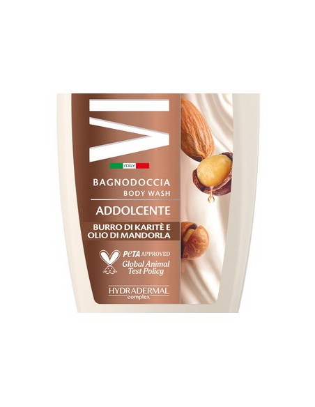 vidal bagnodoccia 500ml - addolcente - almond & karite' - olio di mandorla: tuttocasashop.live: igiene e cura della persona