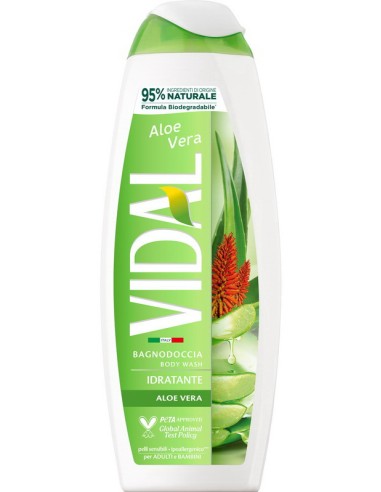 vidal bagnodoccia 500ml - idratante - aloe vera: tuttocasashop.live: igiene e cura della persona