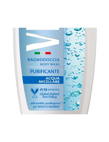 vidal bagnodoccia 500ml - purificante - hydra pure - acqua micellare: tuttocasashop.live: igiene e cura della persona