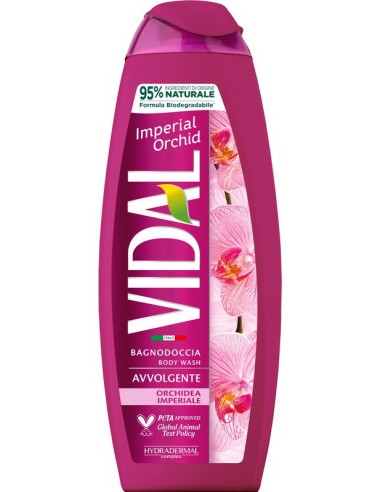 vidal bagnodoccia 500ml - avvolgente - imperial orchid - orchidea imperiale: tuttocasashop.live: igiene e cura della persona