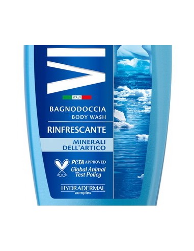 vidal bagnodoccia 500ml - rinfrescante - polar ice - minerali dell'artico: tuttocasashop.live: igiene e cura della persona