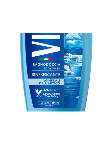 vidal bagnodoccia 500ml - rinfrescante - polar ice - minerali dell'artico: tuttocasashop.live: igiene e cura della persona