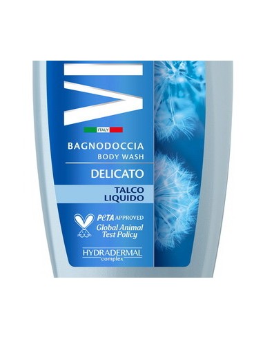 vidal bagnodoccia 500ml - sensitive - delicato - talco: tuttocasashop.live: igiene e cura della persona