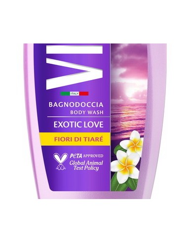 vidal bagnodoccia 500ml - exotic love - emotions - fiori di tiare': tuttocasashop.live: igiene e cura della persona