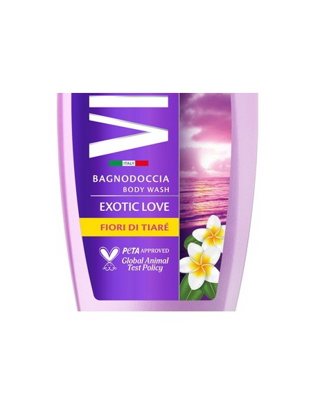 vidal bagnodoccia 500ml - exotic love - emotions - fiori di tiare': tuttocasashop.live: igiene e cura della persona