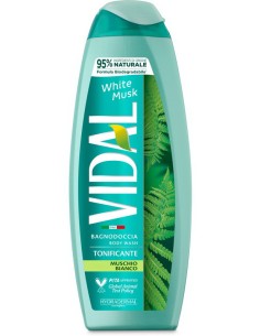 vidal bagnodoccia 500ml - tonificante - white musk - muschio bianco: tuttocasashop.live: igiene e cura della persona