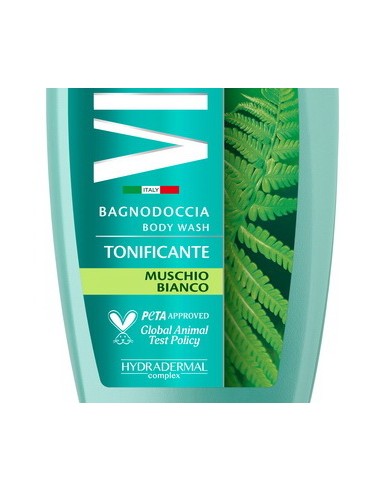vidal bagnodoccia 500ml - tonificante - white musk - muschio bianco: tuttocasashop.live: igiene e cura della persona