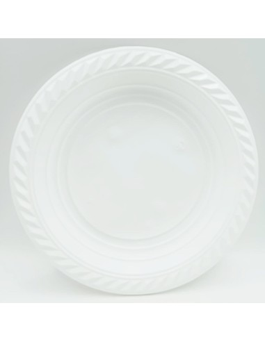 40 piatti monouso in plastica formato dessert bianchi - diametro 17cm: tuttocasashop.live: carta & monouso