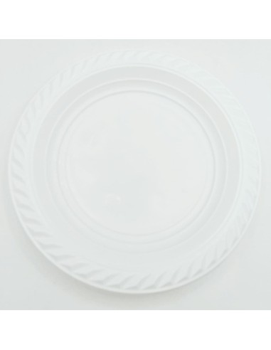 40 piatti monouso in plastica formato dessert bianchi - diametro 17cm: tuttocasashop.live: carta & monouso