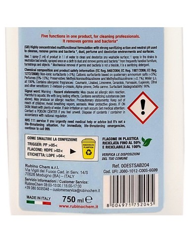 ole' oies ressenza deodorante multiuso igienizzante 750ml - sabbia: tuttocasashop.live: pulizia e cura della casa