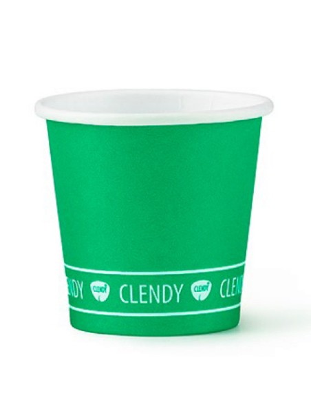 clendy bicchieri caffe' monouso in carta da 75ml - 50 pezzi - verde: tuttocasashop.live: carta & monouso