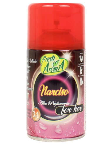 fresh aroma ricarica deodorante per diffusore automatico - 250ml - narciso: tuttocasashop.live: pulizia e cura della casa